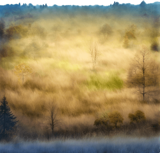 A variation with a few more trees along the outer edges of the meadow.