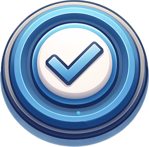 Replace the checkmark symbol with a question mark.