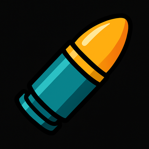 Mermi.
In-Game asset.  2d.  High contrast.  No shadows