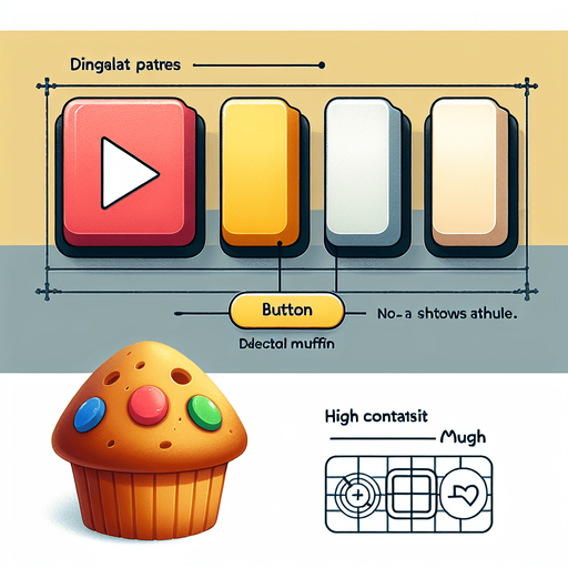 Create a Button with a Diagramm consiting of 4 Bars in the Background and a Muffin in the forthground.
Single Game Texture. In-Game asset. 2d. Blank background. High contrast. No shadows.