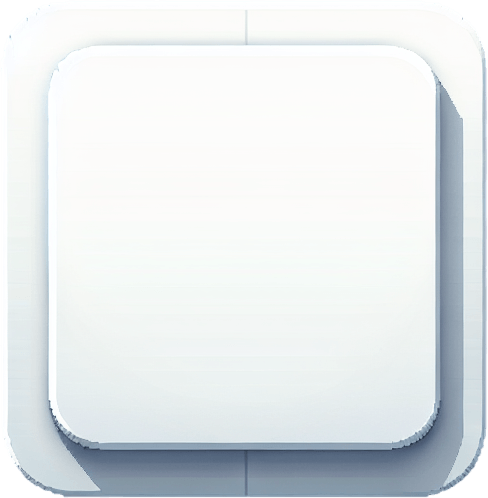 White square with small shade. 2d..
Single Game Texture. In-Game asset. 2d. Blank background. High contrast. No shadows.