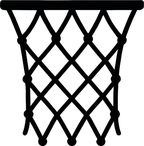 Basketball net. Just the net not the hoop side view 2d 2d side view just the not the hoop or backboard
In-Game asset.  2d.  High contrast.  No shadows