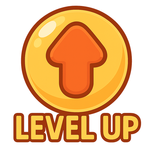 a level up power up orb. No background. Transparent background. Blank background. No shadows. 2d. In-Game asset. flat