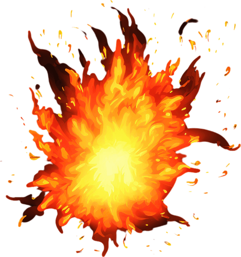 Single fire particle
Single Game Texture. In-Game asset. 2d. Pixelart. White background. Blank background. Low detail. High contrast.