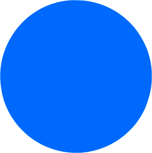 Blue circle.
In-Game asset.  2d.  High contrast.  No shadows