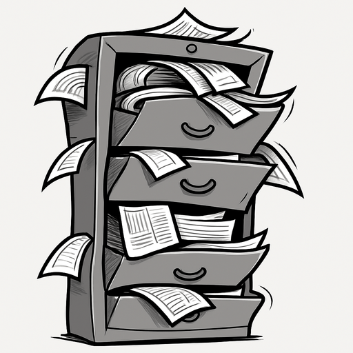 Squish the image like the cabinet is squeezing in on itself