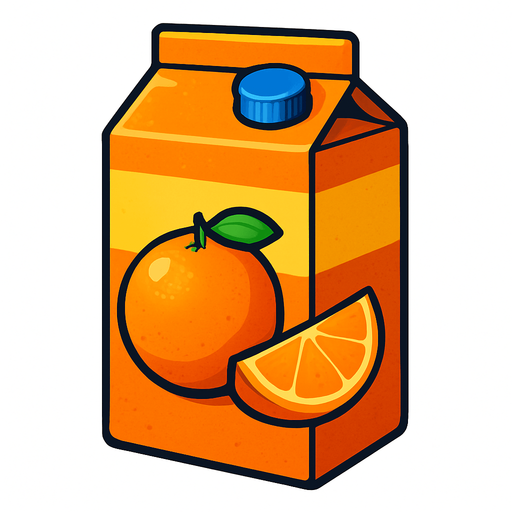 OrangeJuice - Gerçekçi - Yazısız.
In-Game asset.  2d.  High contrast.  No shadows