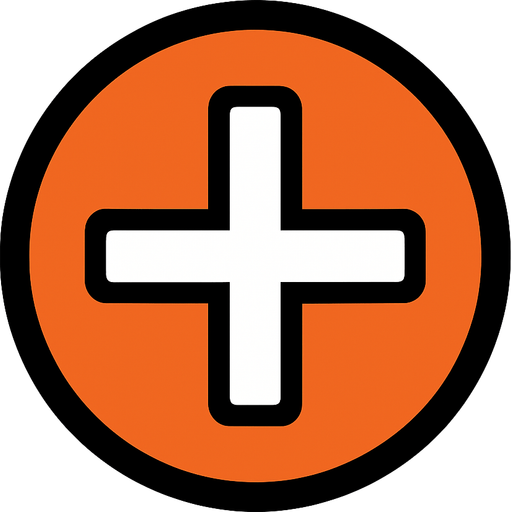 Daire içinde nesneyi artirma butonu.
In-Game asset.  2d.  High contrast.  No shadows