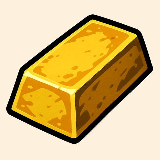 Oro.
In-Game asset.  2d.  High contrast.  No shadows