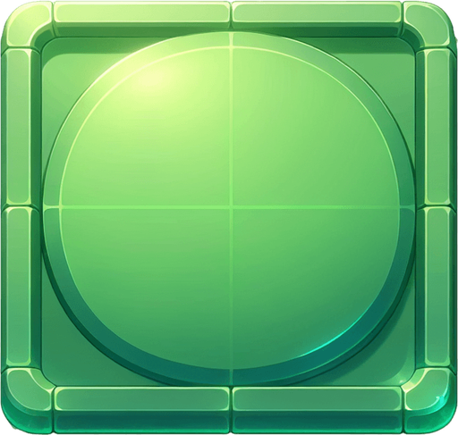 green-Tinted Tile: A clean and sleek tile design, consisting of a perfect square with a soft neon green surface. A barely noticeable, thin green border defines the edges, maintaining a smooth and minimal aesthetic. The tile is blank and pristine, embodying futuristic simplicity..
Single Game Texture. In-Game asset. 2d. Blank background. High contrast. No shadows.