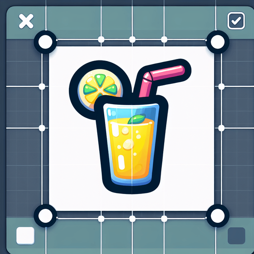 A close button for an ingame shop in a light, lemonade and drinks inspired summer theme. The close button should have an X-icon to indicate that it closes the shop window..
Single Game Texture. In-Game asset. 2d. Blank background. High contrast. No shadows.