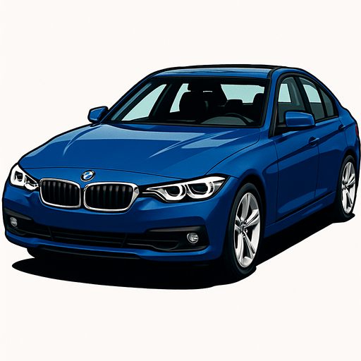 A realistic 
bmw car.
In-Game asset.  2d.  High contrast.  No shadows