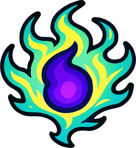 auraWisp top view.
In-Game asset.  2d.  High contrast.  No shadows