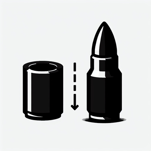 Fired Bullet tip, no case, grayscale 
Single Game Texture. In-Game asset. 2d. Blank background. High contrast. No shadows.