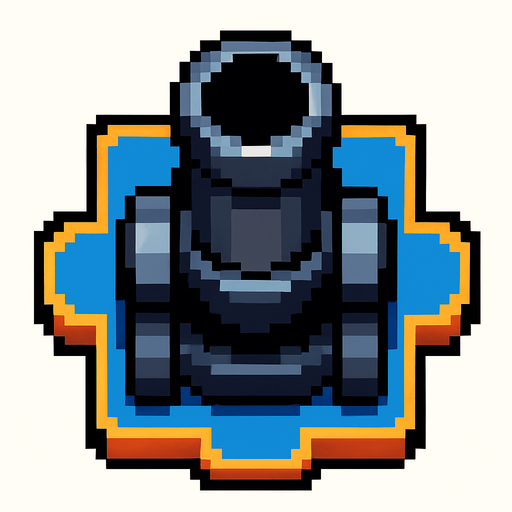 Cañon pixel vista desde arriba.
In-Game asset.  2d.  High contrast.  No shadows