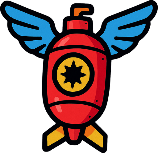 Ucan bomba.
In-Game asset.  2d.  High contrast.  No shadows
