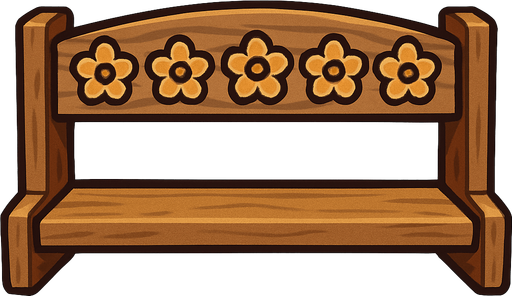 1700 x 110 piksel boyutlarında tahta boş çiçek rafı.
In-Game asset.  2d.  High contrast.  No shadows