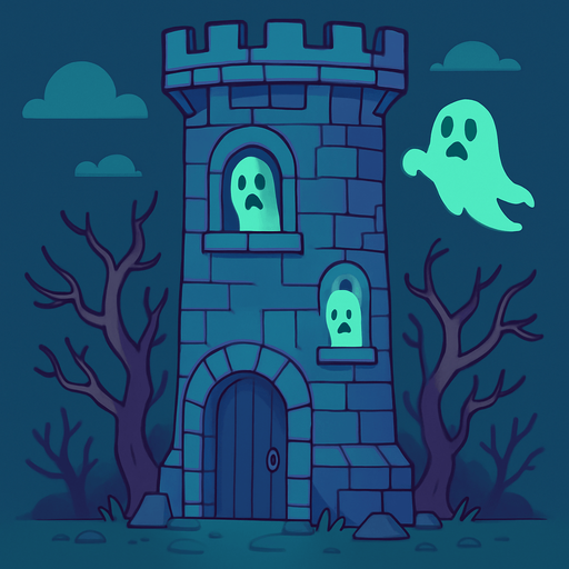 ghost tower. rpg. 2d. no shadows.
