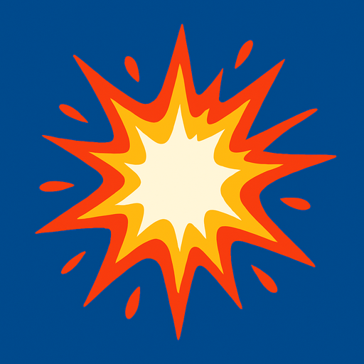 blast.
In-Game asset.  2d.  High contrast.  No shadows