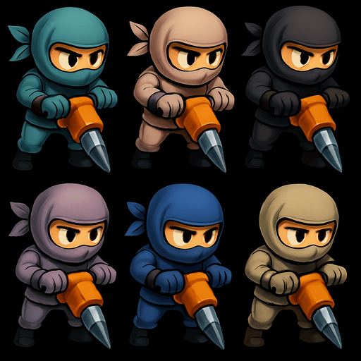 Same ninjas characters but other colors