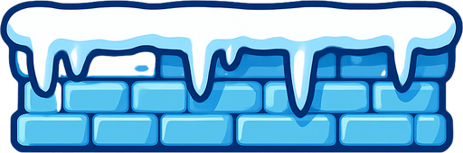 icy tower advanced level platform.
In-Game asset.  2d.  High contrast.  No shadows