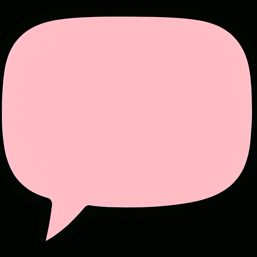 remove the face from the speech bubble