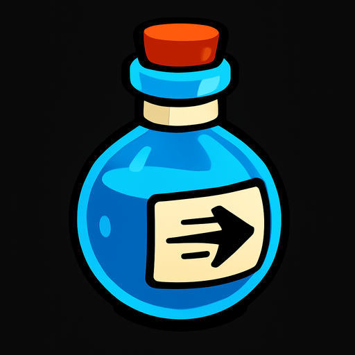 speed poiton.
In-Game asset.  2d.  High contrast.  No shadows