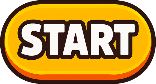Start button.
In-Game asset.  2d.  High contrast.  No shadows