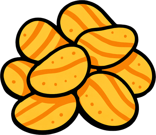 chips.
In-Game asset.  2d.  High contrast.  No shadows
