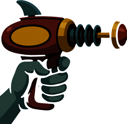 Hand should be holding the gun by the Handle