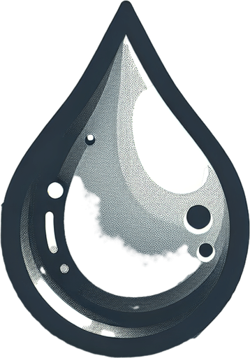 rain drop.
Single Game Texture.  In-Game asset.  2d.  Blank background.  High contrast.  No shadows