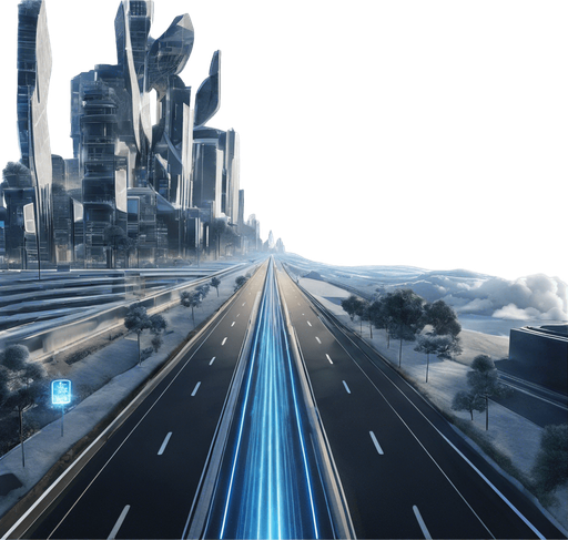 create a front facing road