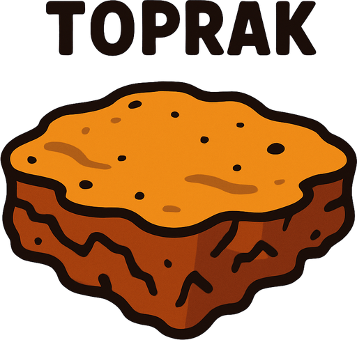 Toprak.
In-Game asset.  2d.  High contrast.  No shadows