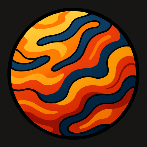 Gezegen.
In-Game asset.  High contrast.  No shadows. 2D