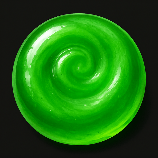 gerçekçi bir şeker. yuvarlak bir şeker ve yeşil renk. aynı candy2 deki gibi olsun.
In-Game asset.  2d.  High contrast.  No shadows
