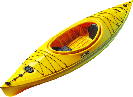 yellow kayak.
Single Game Texture.  In-Game asset.  High contrast.  No shadows