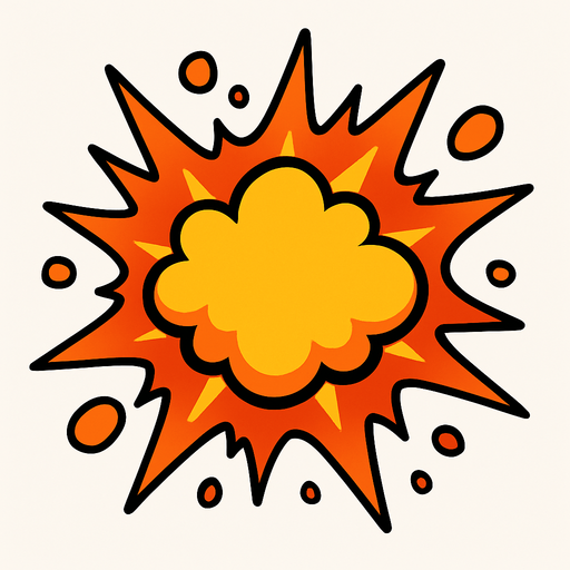 explosion
In-Game asset.  2d.  High contrast.  No shadows