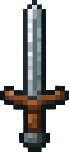 ironSword.
In-Game asset.  High contrast.  No shadows