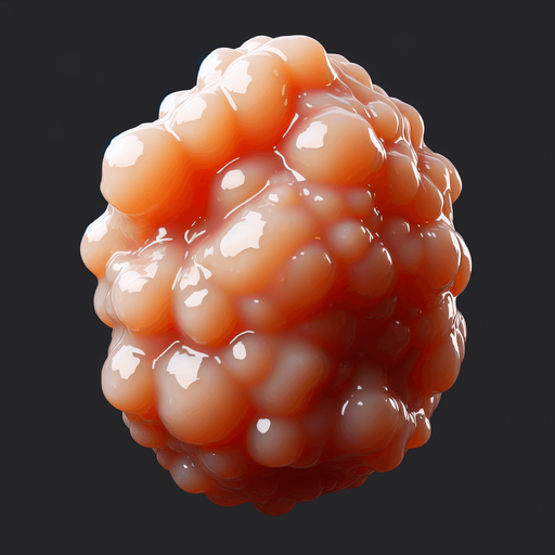 Amorphous gelatinous blob of congealed lard.
Single Game Texture. In-Game asset. 2d. Blank background. High contrast. No shadows.