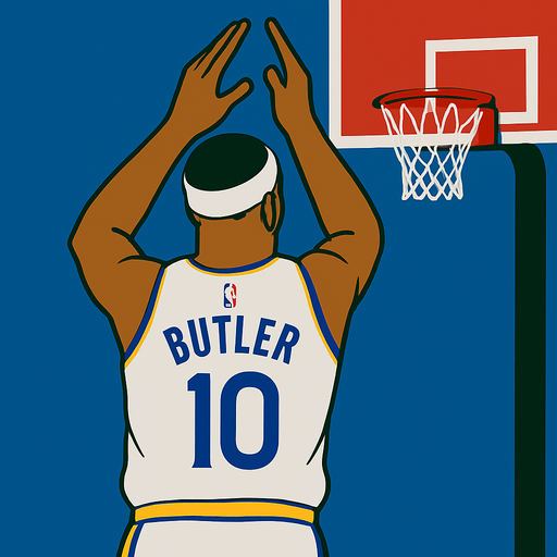 Make Jimmy butler number 10 in a warriors jersey
