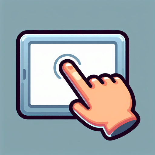 мультяшный палец нажатие по экрану.
Single Game Texture. In-Game asset. 2d. Blank background. High contrast. No shadows.