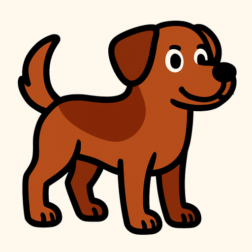 Köpek.
In-Game asset.  2d.  High contrast.  No shadows