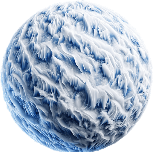 Ice.
Single Game Texture. In-Game asset. 2d. Blank background. High contrast. No shadows.