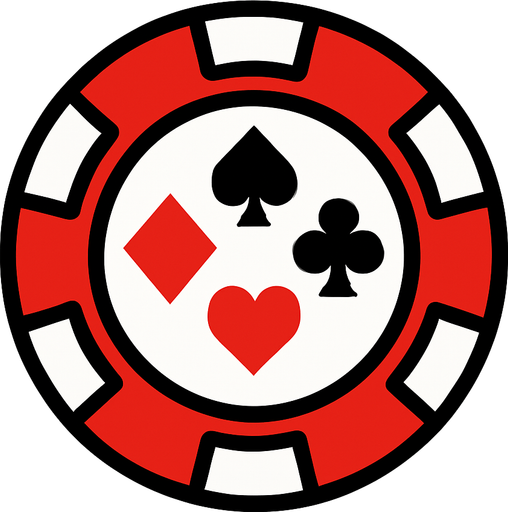 poker chip.
In-Game asset.  2d.  High contrast.  No shadows