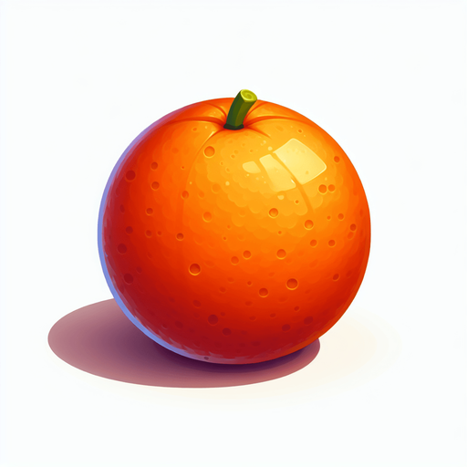 animation orange.
Single Game Texture. In-Game asset. 2d. Blank background. High contrast. No shadows.