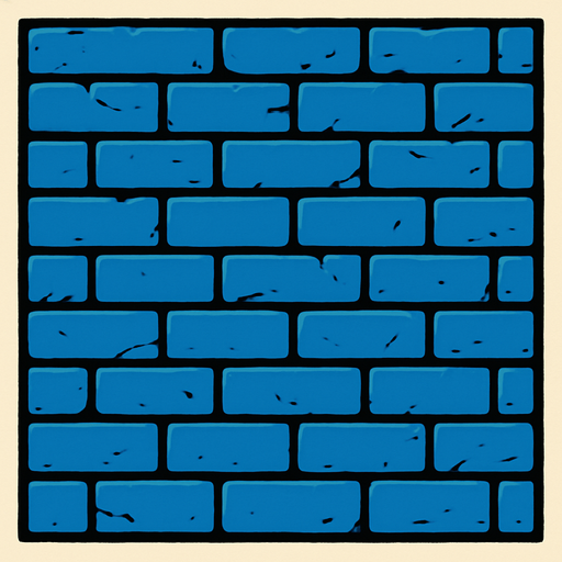 Street wall.
In-Game asset.  2d.  High contrast.  No shadows