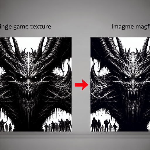 scary demon staring.
Single Game Texture. In-Game asset. 2d. Blank background. High contrast. No shadows.