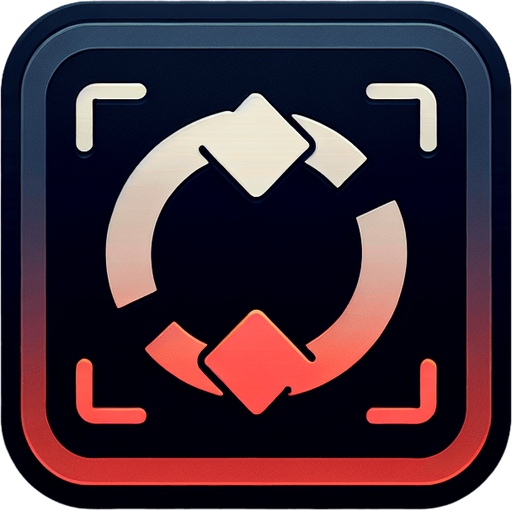 A square app store icon with rounded edges, designed for a Reboot Warning app. The icon features a circular arrow symbol in the center, paired with a small warning triangle to indicate urgency. The background is a gradient of red to orange, creating a sense of caution while keeping the design clean and modern..
Single Game Texture. In-Game asset. 2d. Blank background. High contrast. No shadows.