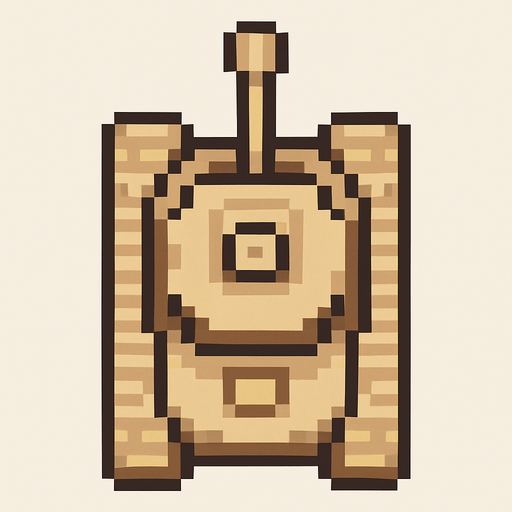 skin color tank pixel art top down.
In-Game asset.  2d.  High contrast.  No shadows