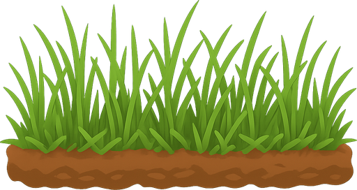 altı toprak üstü otlu olsun
. No background. Transparent background. Blank background. No shadows. 2d. In-Game asset. flat